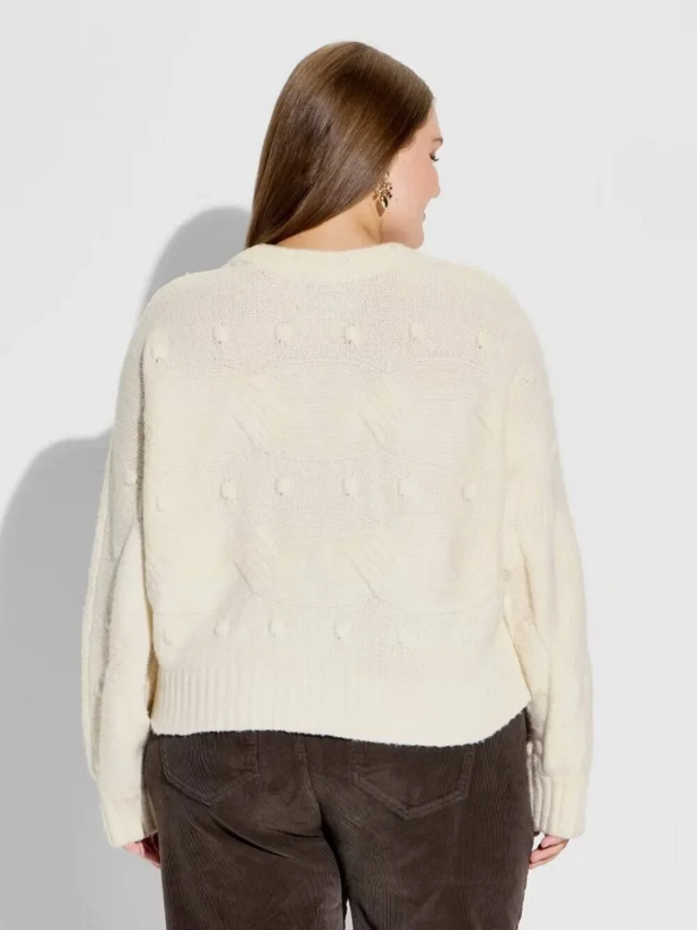Women's Pullover Sweater - Wild Fable Off-White XL